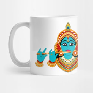 Paper cut 3D krishna Mug